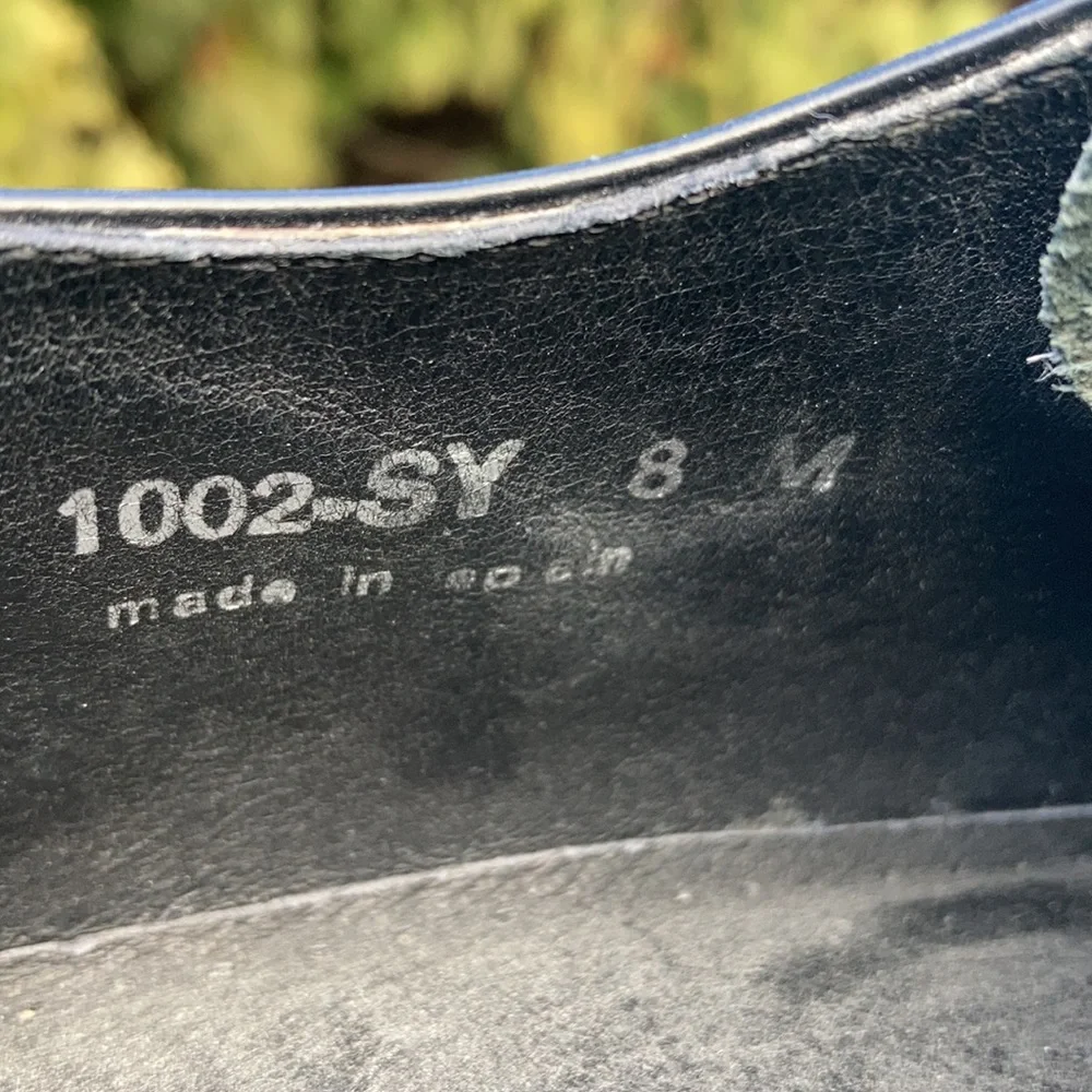 Nettleton Couture Collection Men’s Black Leather Dress Shoes Size 8 - Picture 9 of 10